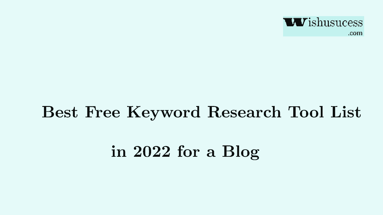 How to find keyword using free tool